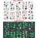 120 Styles Luminous Temporary Tattoos for Kids Party Supplies - Glow in the Dark Decorations & Birthday Favors - 20 Sheets Total with Halloween Stickers - Buy Online on SooperMarket.com