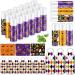 36 Pack Halloween Lip Balm and Halloween Lip Balm Holder Keychain Set Ghost Spiderweb Skull Bat Lipstick Lip Moisturizers for Halloween Party Favors Gifts Halloween Basket Stuffers 3 Styles