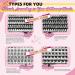 PRO 440 Pcs Cluster Lashes 4 Styles Lash Clusters DIY Eyelash Extension 30D 40D Individual Lashes Thin Band Easy to Apply at home Lashes(4 Styles 8-16mix) 8-16 mix 4 Styles (440 Pcs) - Buy Online on SooperMarket.com