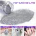 HTVRONT Silver Fine Glitter - 50g/1.76oz Extra Fine Glitter for Crafts, Resin, Nails, Tumblers, Ornaments & More - Portable Shaker Jar - Buy Online on SooperMarket.com