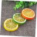 ABOOFAN 50pcs Simulation Lemon Slices Candy Resin Charms Toys Orange Slices Props Plastic Fake Inflatable - Buy Online on SooperMarket.com
