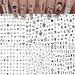 Bilizar 6 Sheets Self-adhesive Snake Heart Moon Star Nail Art Sticker Decals  Abstract Lady Face Nail Stickers For Women DIY Manicure Decorations  Geometric Triangle Arrow Nail Decals Accessories Supplies Tip