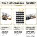 D Curl 12mm 72 Cluster Lashes - DIY Volume Eyelash Extensions - Soft Wispy Individual Lashes - B30 D-12mm - Buy Online on SooperMarket.com