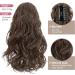 REECHO Curly Claw Clip Ponytail Extension 10 Inch - Natural Wavy Synthetic Hairpiece in Dark Chocolate Brown - Buy Online on SooperMarket.com
