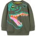 Boys Dinosaur Sweatshirt - Cotton Casual Top for Kids 4-5 Years - Buy Online on SooperMarket.com