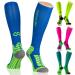 Sport compression stocking under pressure Runattack compression: 18-21mmhg i high performance running stocking size.35-38 (calf scope: 28-38cm) Ocean blue