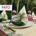 FATO Tropical Decor Airlaid Paper Napkins 50 Pack 40x40 cm Folded Textile Effect for Parties & Events - Buy Online on SooperMarket.com
