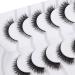 Pooplunch Cat Eye False Eyelashes - 8D Volume Fluffy Wispy Natural Lashes (7 Pairs, 3-12MM) - Buy Online on SooperMarket.com