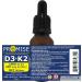 Promise Vitamin D3 + K2 in MCT oil 1364 drops Unflavoured Made in Canada (30ml - 341 servings) - Buy Online on SooperMarket.com