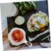 MAGICLULU 1pc Sauce Dish Vegetable Plate Ceramic Dipping Dish Pastry Plate Dipping Sauce Bowl Sauce Bowls Condiment Bowls Candy Plate Spice Dish Seasoning Dish Ceramics Household Spices 11X8X2CM Blue - Buy Online on SooperMarket.com