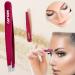 Wide Grip Slant Tweezers - German Stainless Steel - Hand-Filed Slanted Tips for Ultra-Precision - Tweezers for Eyebrows and Nose/Ear/Facial Hair - Professional Grade (Mehroon) - Buy Online on SooperMarket.com