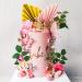 JEVENIS Pink Balls & Butterfly Cake Decorations | Baby Shower Boho & Rose Themes | International Shipping - Buy Online on SooperMarket.com