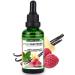Alphapower Food |Stevia sugar -free flavor drops vanilla raspberry | 100% natural liquid aroma + sugar substitute for water muesli desserts smoothies natural vanilla - raspberries aroma 50.00 ml