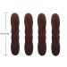 Styla Hair Brunette Magic Bun Maker 4-Pack - Large Foam Sponge Shaper Accessories for Updos, Ballet Buns, French Twists & Waves - Buy Online on SooperMarket.com