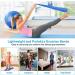 Resistance Bands Set - 3 Skin-Friendly Exercise Bands, 3 Resistance Levels - Ideal for Strength Training, Pilates, Yoga - for Women and Men - 6.5ft - Buy Online on SooperMarket.com