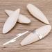 Bohoman 4-Piece Sepia Shell Parrot Chewing Toys with Metal Holders - Ideal for Birds Reptiles & Snails | 12-14cm - Buy Online on SooperMarket.com