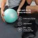 Live Infinitely 9 Barre Pilates Ball - Anti Burst Mini Ball for Yoga & Exercise - Includes Hand Pump & eBook - Mint Color - Buy Online on SooperMarket.com