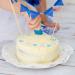 Baking Decorations 3D Baby Set in Blue Pack of 5 Heart Motifs & a Bear Sugar Figure as Sugar Decoration for Baking Cupcakes & Muffins Ideal for Baby Showers & Gender Reveal Parties - Buy Online on SooperMarket.com