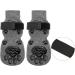NeuWook Dog Socks 4 Pcs Rubber Anti-Slip Breathable Dog Paw Protector with Strap Puppy Dog Cat Socks Outdoor Indoor for Small Medium Large Dogs(S) S Grey - Buy Online on SooperMarket.com