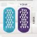 Moisturizing Gel Heel Spa Socks for Soft, Smooth Feet - Infused with Essential Oils - (Blue & Purple) - Women & Men - Buy Online on SooperMarket.com
