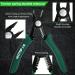 Jetisva Precision Wire Strippers Electrical Side Wire Cutters Heavy Duty Small Cable Cutters Flush Cutting Pliers Cable Snips with Anti-Slip Handle and Spring for 10-20 AWG Stranded Copper Craft - Buy Online on SooperMarket.com