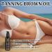 Super Brown Oil Deep Tanning Oil Tan Accelerator Oil Moisturizing Skincare Faster Tanning Achieve a Natural Tan with Natural Ingredients for Sunbeds & Outdoor Sun - Buy Online on SooperMarket.com