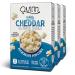 Quinn Snacks Microwave Popcorn - Made with Organic Non-GMO Corn - White Cheddar, 7 Ounce (Pack of 3) White Cheddar 7 Ounce (Pack of 3)