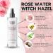 Rose Water Witch Hazel Facial Toner - Alcohol Free Hydrating Aloe Vera All Natural - 8 Fl Oz - Best for Radiant Skin - Buy Online on SooperMarket.com