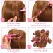 30-Piece 9.45 Flexible Curling Rods Set with SEPGLITTER Hair Twist Foam Rollers and Pintail Comb - No Heat Curlers for Girls - Pink Foam Hair Curler for Long & Short Hair - Buy Online on SooperMarket.com