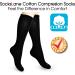 SocksLane Cotton Compression Socks - 15-20 mmHg Support, Knee-High Nude, Women & Men, M/L (1 Pair) - Buy Online on SooperMarket.com