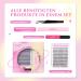 Calailis DIY Eyelash Extensions Set - 144 D Curl Individual Lashes with Adhesives Remover & Applicator | CDD03 Kit - Buy Online on SooperMarket.com
