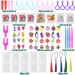 MUDO NEST 20000+ Loom Bands Kit | DIY Rubber Bands Kit with 38 Colors, 500 Clips, 40 Charms | Loom Bracelet Making for Kids - Buy Online on SooperMarket.com