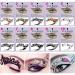 Eye Shadow Tattoo Sticker Makeup Transfer - Colorful Lace Party Stickers - 20pcs/10 Pairs - Buy Online on SooperMarket.com