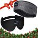 MUSICOZY Sleep Headphones Bluetooth Headband Sleeping Headphones Sleep Mask Wireless Music Sleeping Headphones for Side Sleepers Men Women Travel Cool Tech Gadgets Unique Gifts Boys Girls Pack of 2