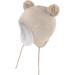 LANGZHEN Toddler Winter Hat Earflap Knit Cap Fleece Lined Beanie - Khaki, 6-12 Months - Buy Online on SooperMarket.com