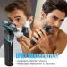 5-in-1 Electric Rotary Shaver for Men - IPX7 Waterproof, Rechargeable Cordless Razor for Shaving Beard, Body, and Pubic Hair - Blue - Buy Online on SooperMarket.com