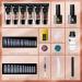 Ur Sugar Poly Gel Nail Set | 6 Colors Builder Kit for DIY Home Manicure | Base & Top Coat & Slip Solution Included | Perfect for Nail Extensions & Brown Shades - Buy Online on SooperMarket.com