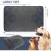 Buy Kinhwa Extra Absorbent XXL Dog Towel - 76x127cm Microfiber Pet Towel Quick Drying Soft & Durable Washable Dark Gray - Ideal for Dogs - Buy Online on SooperMarket.com