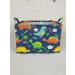 ACMUUNI REC Canvas Laundry Hamper with Handles - Waterproof Cotton Storage Organizer for Kids Toys - Blue Dinosaur Design - Buy Online on SooperMarket.com