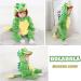 Doladola Unisex Baby Dragon Romper | Hooded Cartoon Animal Jumpsuit for Infants 0-3 Months - Buy Online on SooperMarket.com