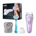 Braun IPL Hair Removal for Women and Men, Silk Expert Pro 3 PL3111 with Venus Smooth Razor, Long-lasting Hair Removal System for Body & Face, Corded PL 3111