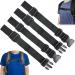 2 pieces of adjustable chest strap backpack quick lock backpack belt belt band backpack backpack belt for backpack chest strap with buckle backpack chest strap for trip climbing jogging