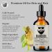 Bella Terra Oils Beard Oil 4oz | Organic Vitamin E Jojoba & Argan | Anti-Frizz Formula for Luster & Care - Buy Online on SooperMarket.com