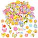 Whaline 360Pcs Spring Foam Stickers Cartoon Flower Butterfly Bee Foam Decals 20 Designs Hello Spring Self Adhesive Decorative Stickers for Spring Greeting Cards DIY Scrapbooking Home Wall Decor