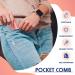 4-Piece Plastic Hair Combs Set for Women and Men - Fine and Standard Tooth Hair Cutting, Dressing, and Styling Combs - Hairdressing Barber Salon Tool - Multi Color - Buy Online on SooperMarket.com