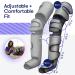 Perfecore Leg Massager with Heat Air Compression - Adjustable Feet & Calves Massager for Circulation and Muscle Relaxation - 3 Pressure Levels, 7 Modes - Gray - Buy Online on SooperMarket.com