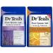 Dr. Teal's Pure Epsom Salt Bath Soaking Solution Gift Set - (2 Bags  6 lbs Total) - Soothe & Sleep Lavender and Glow & Radiance with Vitamin C & Citrus Essential Oils - Treat Sore Muscles at Home