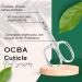 OCBA Professional Stainless Steel Curved Blade Cuticle Nail Scissor for Thick Toenails - Men and Women - Ideal for Manicure, Pedicure, Eyebrows, Nose Hair, and Beard - Buy Online on SooperMarket.com