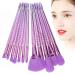12 Piece Makeup Brush Set | Soft Dense Hair Brushes for Foundation Powder & Eyeshadow | International Shipping Available - Buy Online on SooperMarket.com