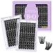 Lash Clusters 208 PCS Cluster Lashes Individual Lashes B05 Eyelash Extensions 8-16mm DIY Lash Extensions D Curl Volume Wispy Soft Comfortable Band False Lashes (D-8-16MIX B05+B05) Lash Kit B05+B05 1 count (Pack of 1)